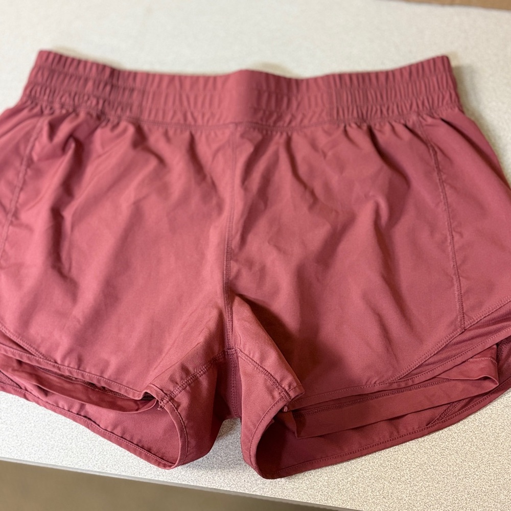 Mondetta Women's Dusty Rose performance + luxury Athletic Shorts